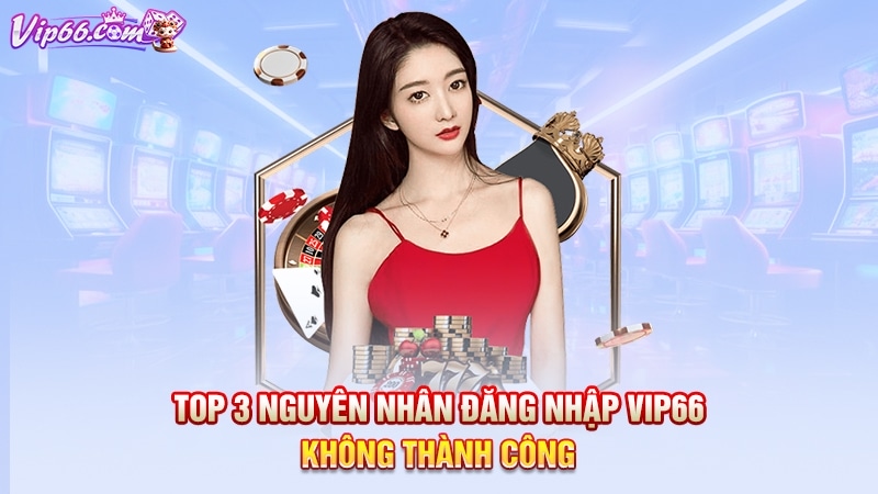 Top 3 nguyên nhân đăng nhập Vip66 không thành công